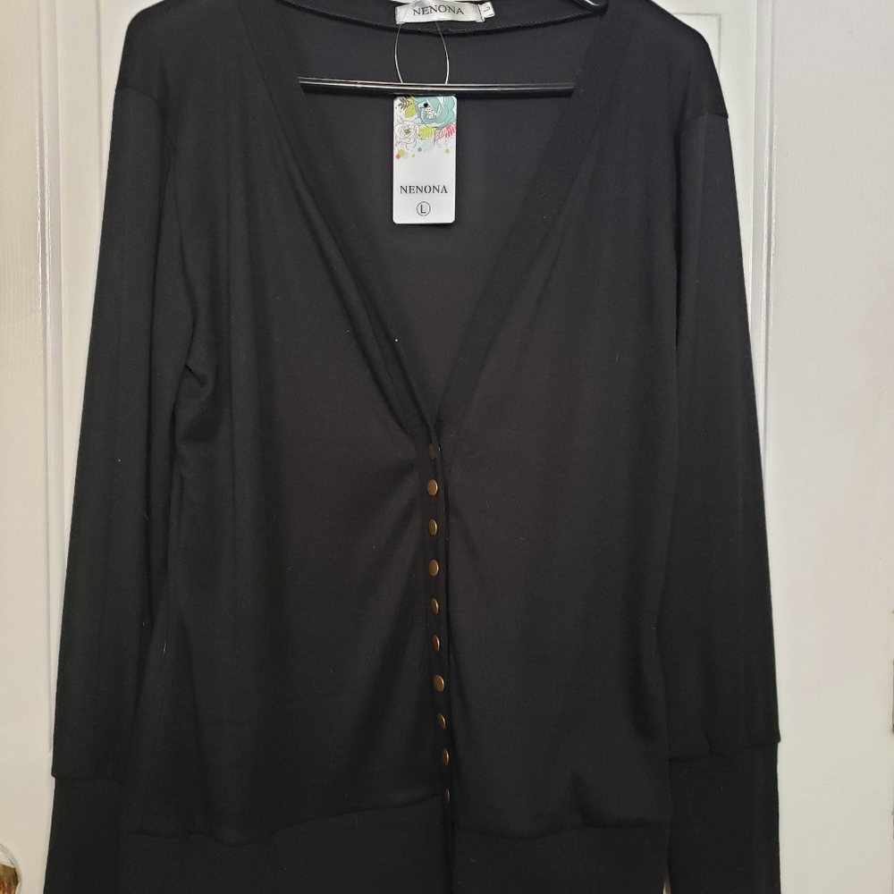 Nenona Button up Sweater- NWT